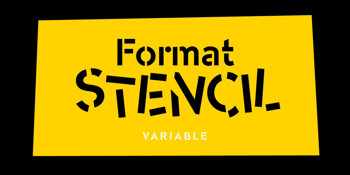 Font -OC Format Stencil